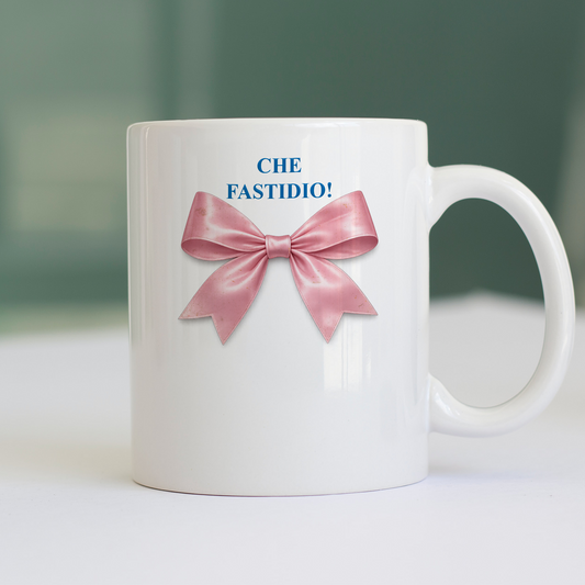 Tazza SANREMO 2026 Che fastidio Dito Bianca #chooseurcolor