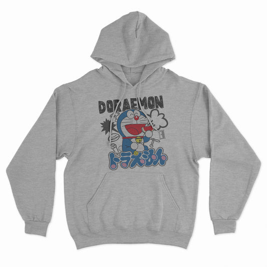 Felpa Cappuccio DORAEMON - Japan anime manga anni 90 cartoon #chooseurcolor