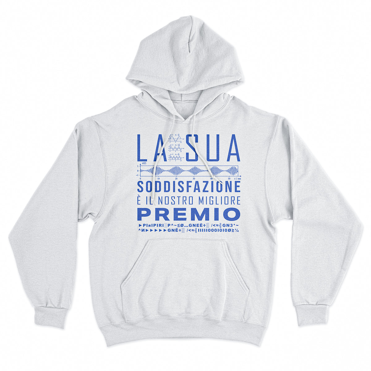 Felpa Cappuccio CUC LA SUA SODDISFAZIONE - Cretino - Divertente #chooseurcolor