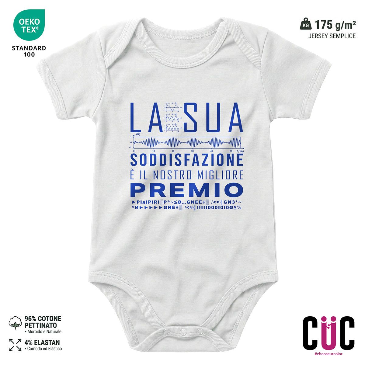 BODY BAMBINO LA SUA SODDISFAZIONE - Cretino - Divertente #chooseurcolor