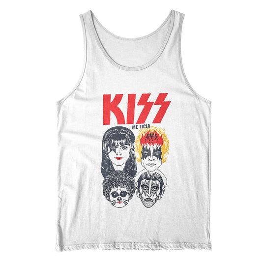 Canotta KISS ME LICIA POKER - Anni 80 Crossover - Divertente #chooseurcolor