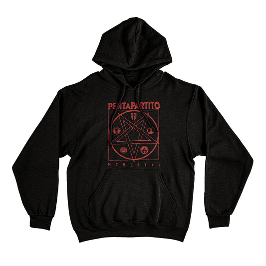 Felpa Cappuccio PENTAPARTITO - Politica - Prima Repubblica #chooseurcolor