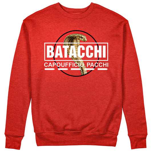 Felpa Girocollo Unisex BATACCHI COBRA - Ufficio pacchi - Cult #chooseurcolor