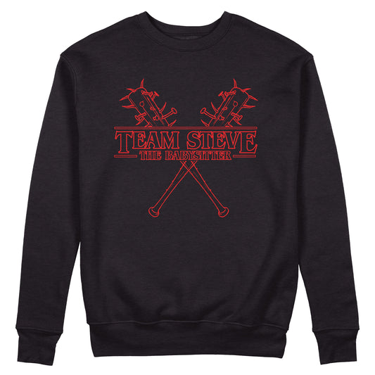 CUC Felpa Girocollo TEAM STEVE DARK Stranger Cult Serie Tv #chooseurcolor