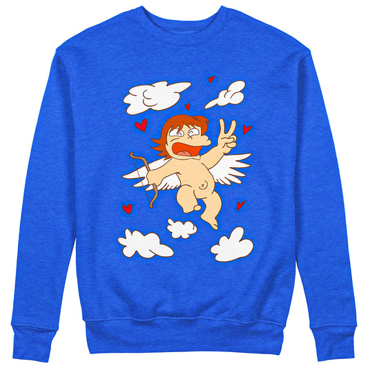 CUC Felpa Girocollo EROS BLU ROYAL - Pollon - San Valentino #chooseurcolor