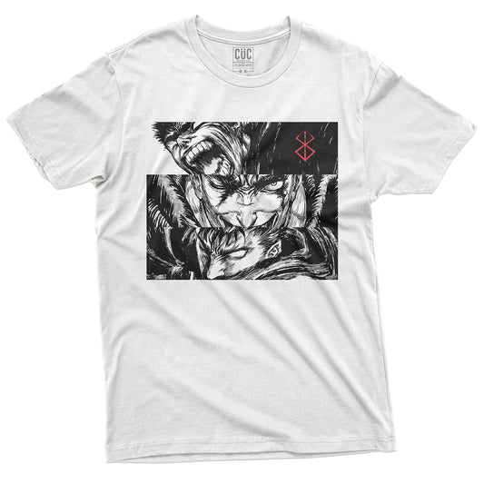 CUC T-Shirt BERSERK WHITE - Kentarō Miura - Manga #chooseurcolor
