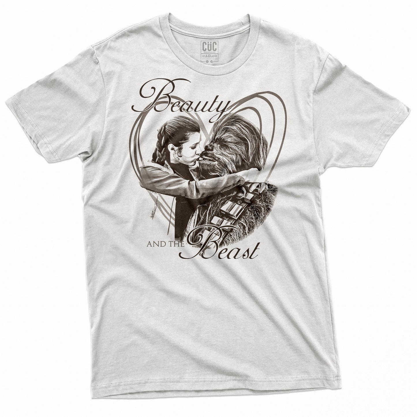 CUC T-Shirt PRINCESS AND THE BEAST - Love - #chooseurcolor