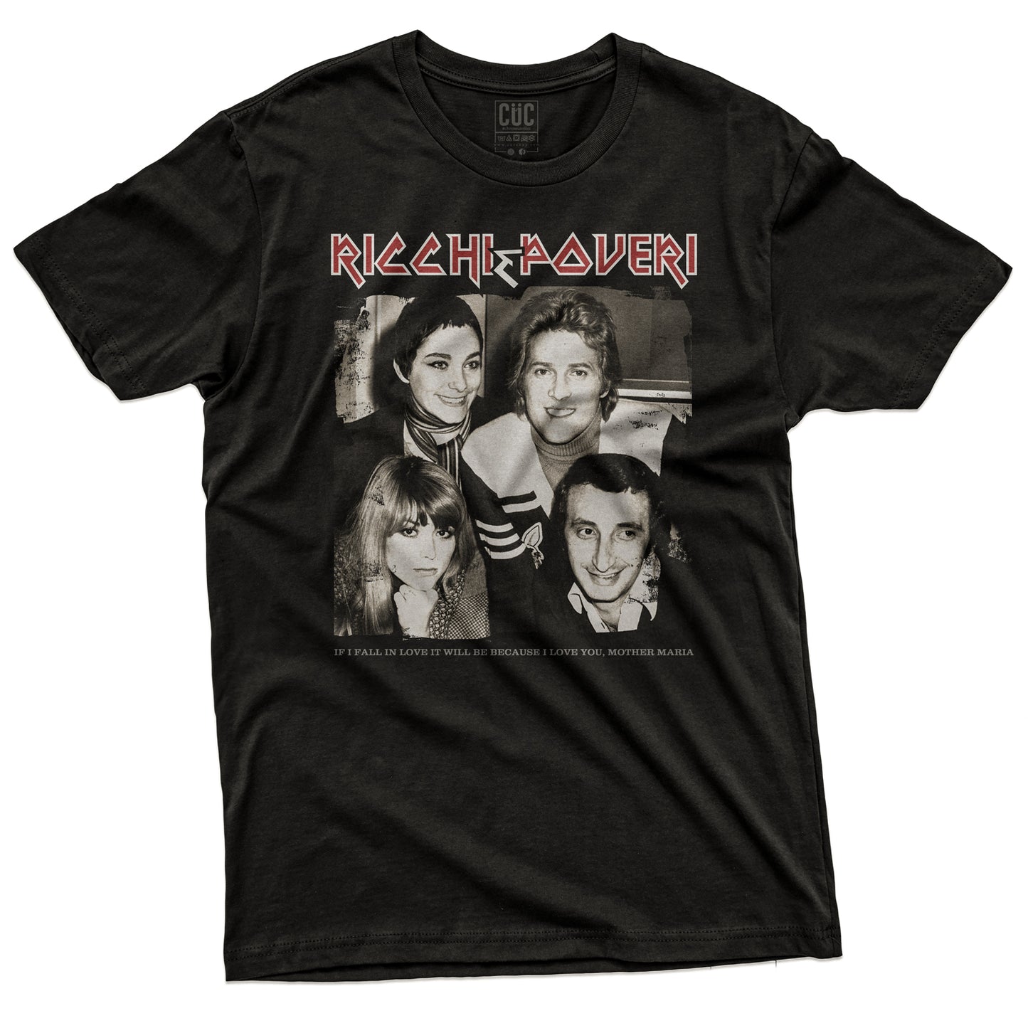 CUC T-Shirt RICCHI E POVERI - Iron Maiden - Sanremo #chooseurcolor