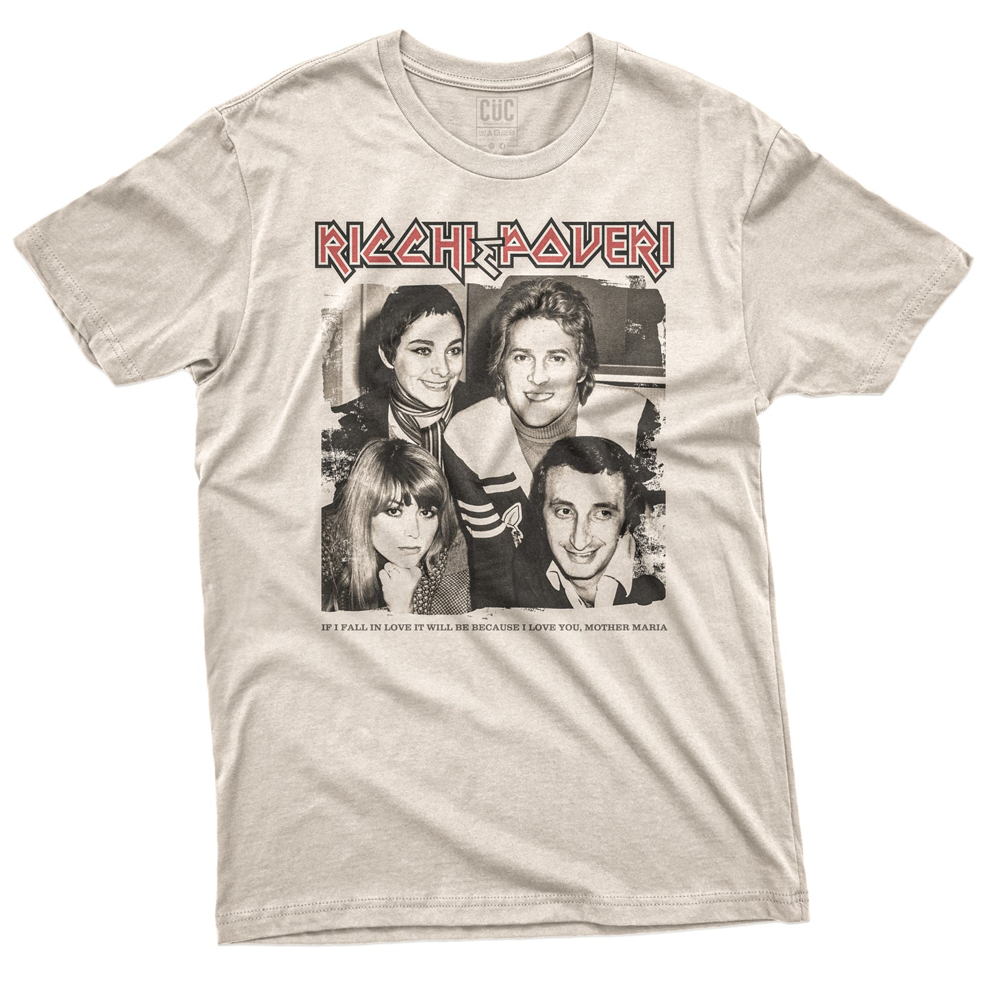 CUC T-Shirt RICCHI E POVERI - Iron Maiden - Sanremo #chooseurcolor