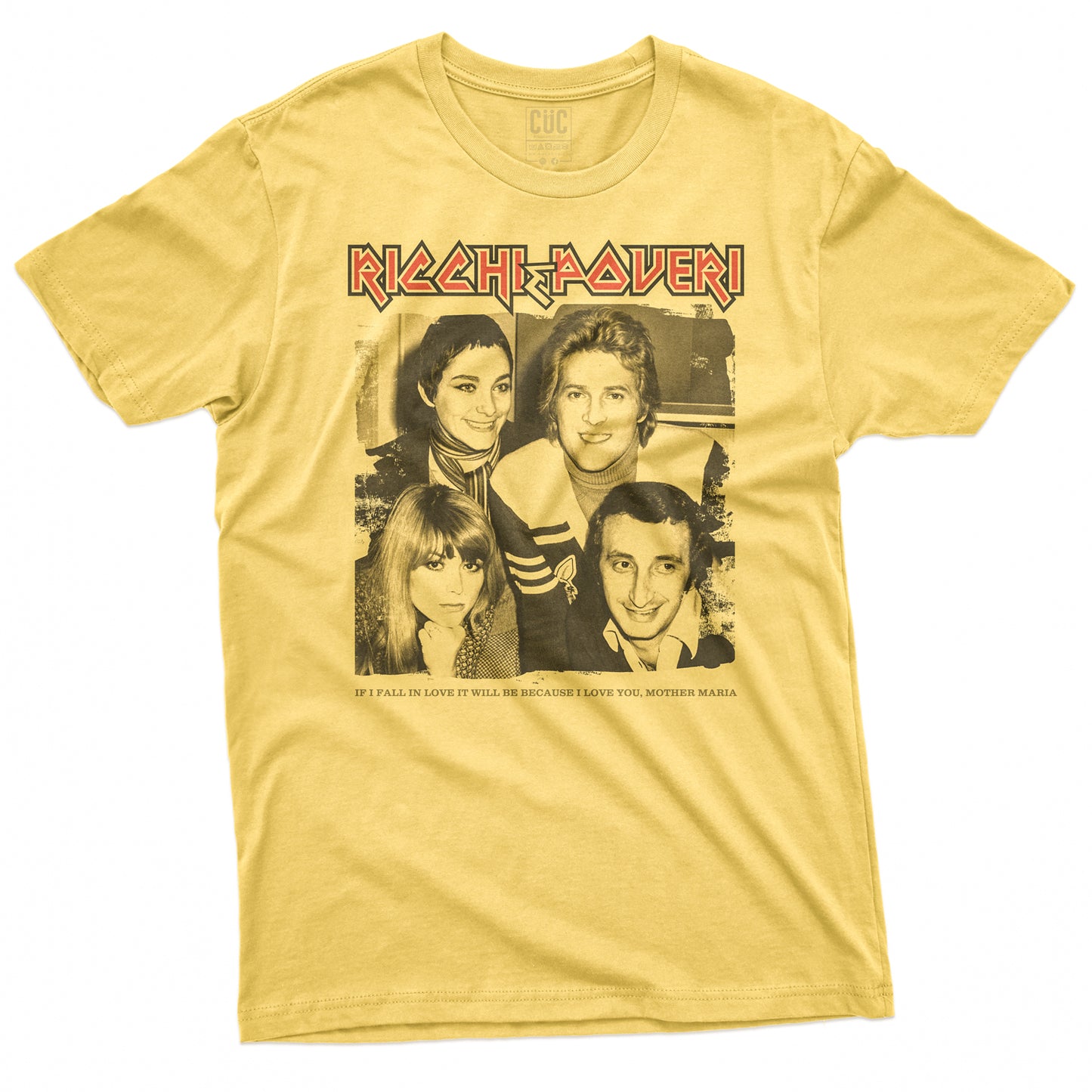 CUC T-Shirt RICCHI E POVERI - Iron Maiden - Sanremo #chooseurcolor
