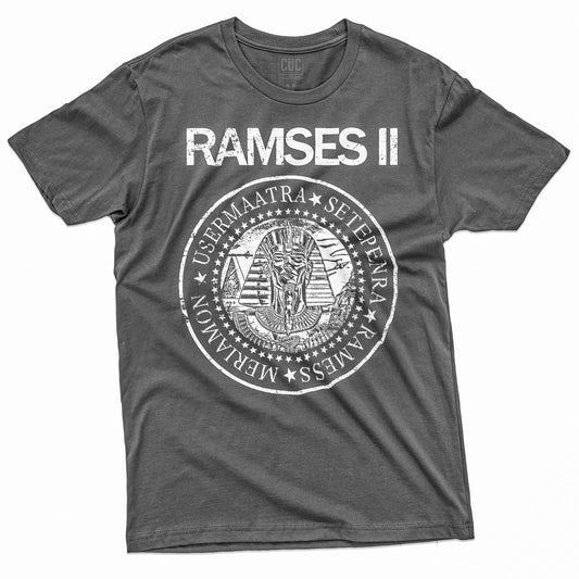 CUC T-Shirt RAMSES II - Ramones - Antico Egitto - Divertente #chooseurcolor