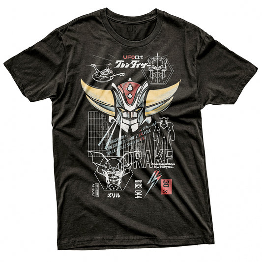 CUC T-Shirt GOLDRAKE DARK - Ufo Robot - Anime #chooseurcolor