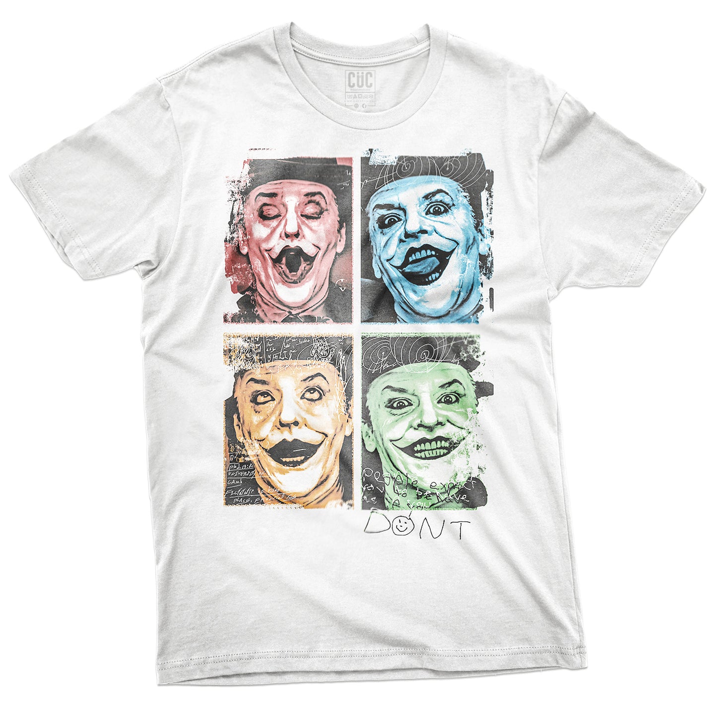 CUC T-Shirt JOKER POKER - Jack Nicholson - Cult Movies #chooseurcolor