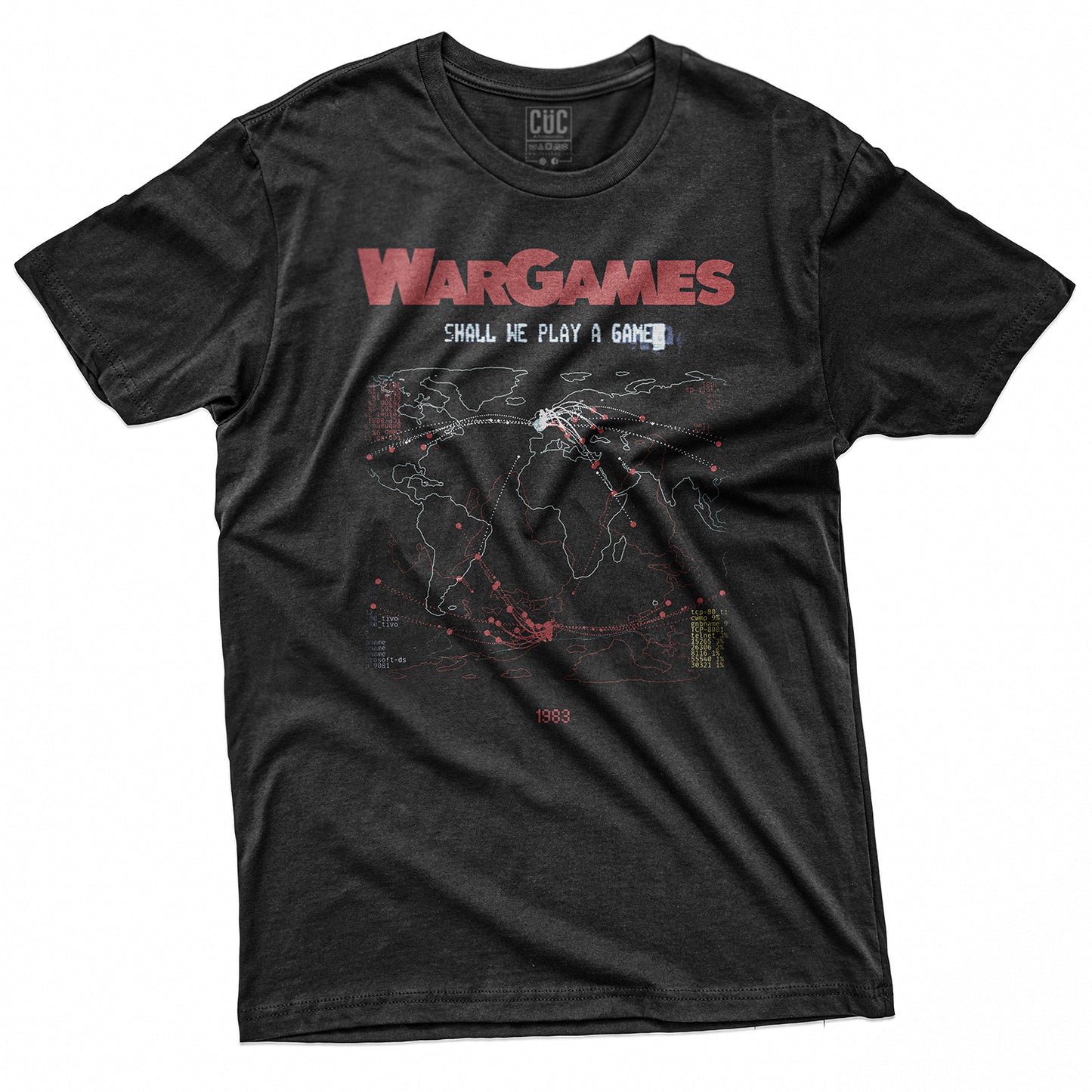 CUC T-Shirt WARGAMES 1983 - Cult Movies - #chooseurcolor