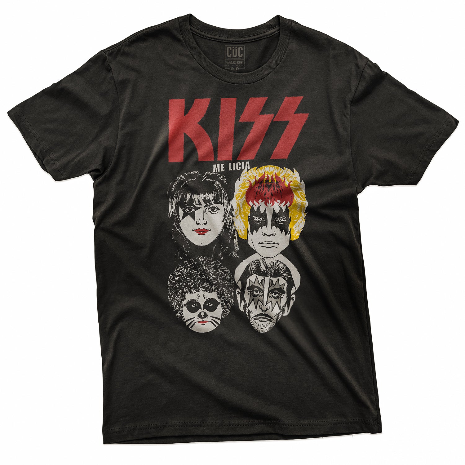T-shirt Kiss Me Licia - Rebelle Fleur Shop T-shirt Kiss Me Licia - Rebelle Fleur Shop