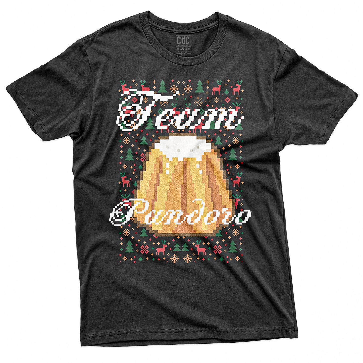 CUC T-Shirt TEAM PANDORO - Natale - #chooseurcolor