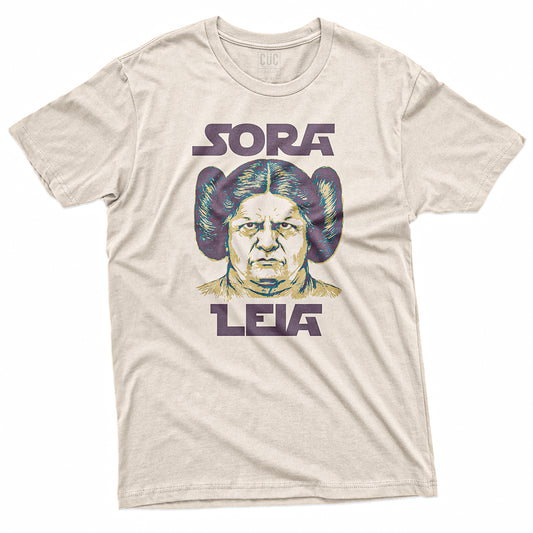 CUC T-Shirt SORA LEIA - Divertente - Mash Up #chooseurcolor