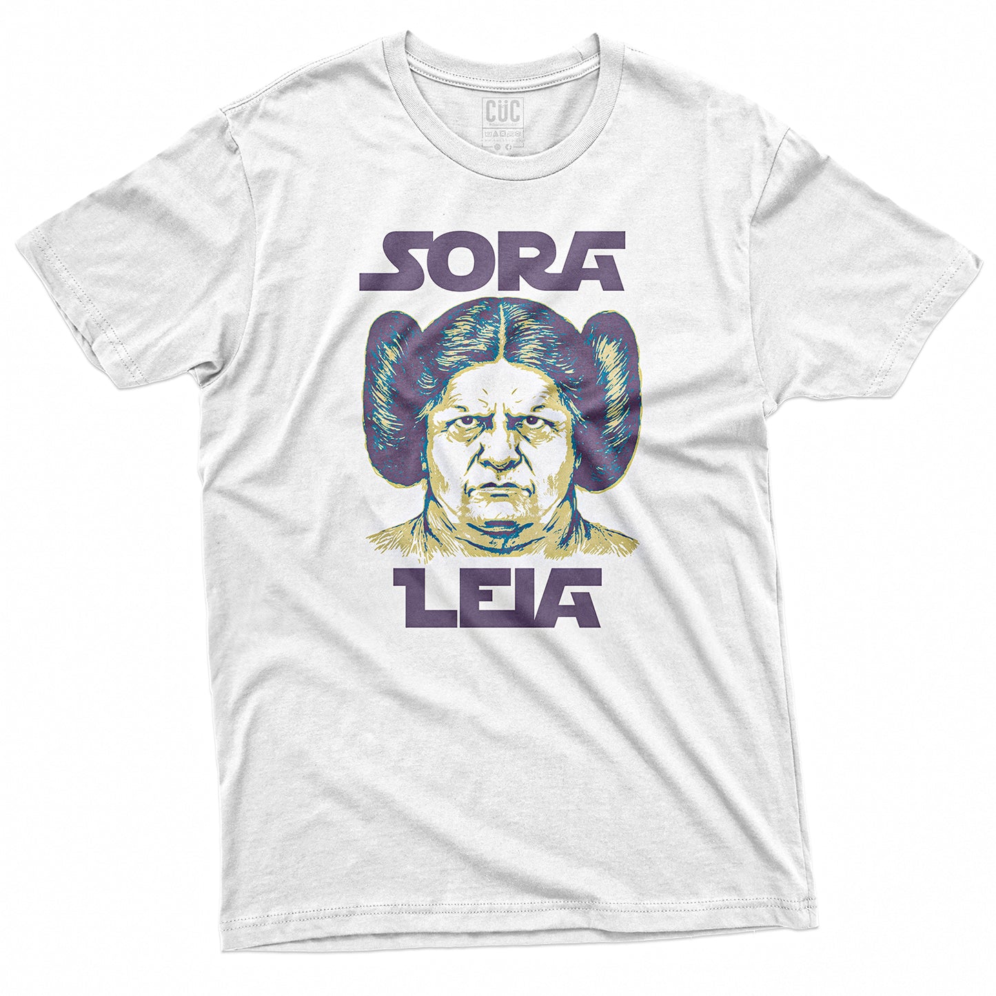 CUC T-Shirt SORA LEIA - Divertente - Mash Up #chooseurcolor