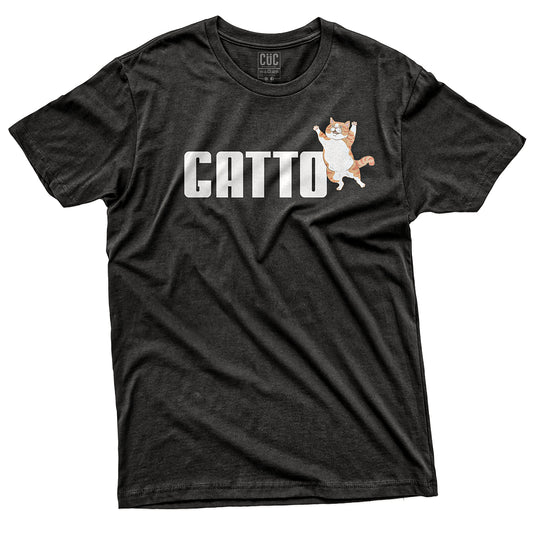 CUC T-Shirt GATTO SPORTIVO Divertente #chooseurcolor