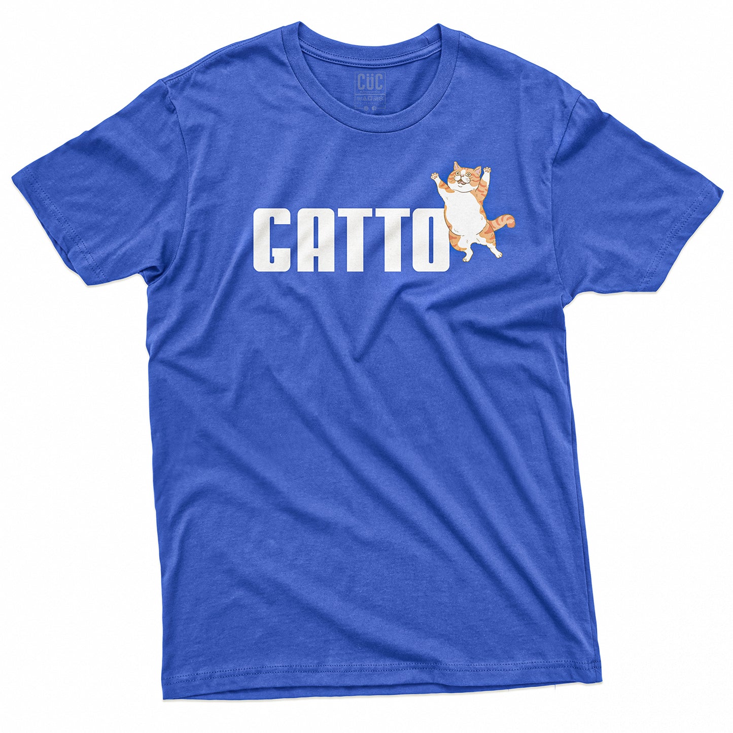CUC T-Shirt GATTO SPORTIVO Divertente #chooseurcolor