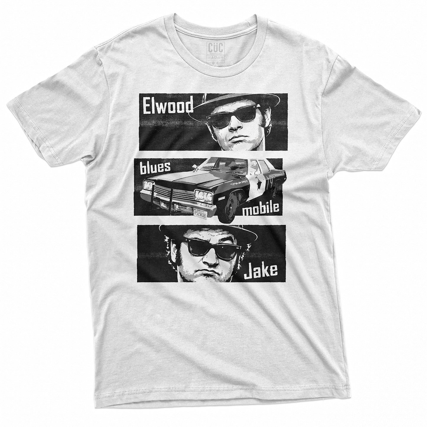 T-SHIRT CUC BLUES BROTHERS DISTRESSED - Cinema - #chooseurcolor
