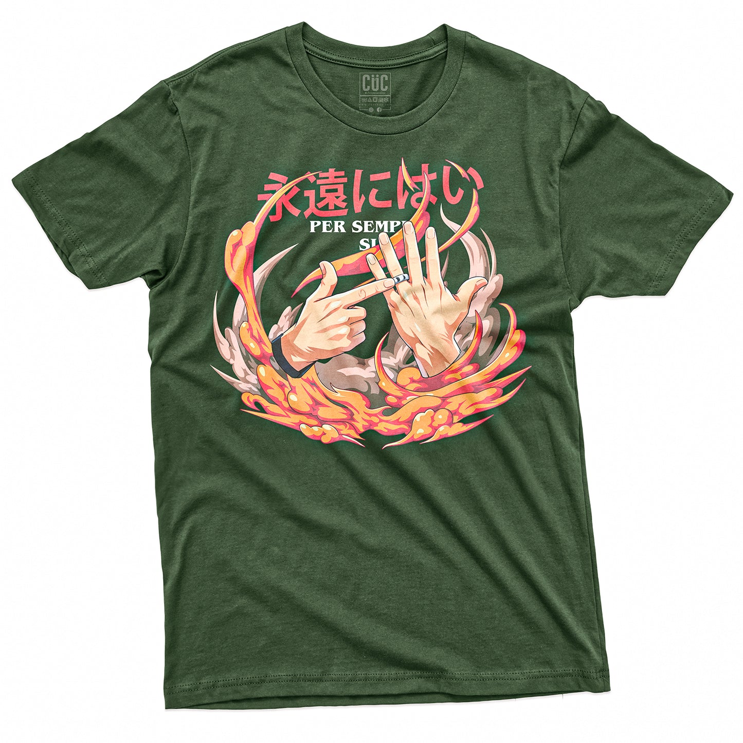 T-SHIRT CUC PER SEMPRE SI ANIME- Shōnen- Divertente - Sanremo #chooseurcolor