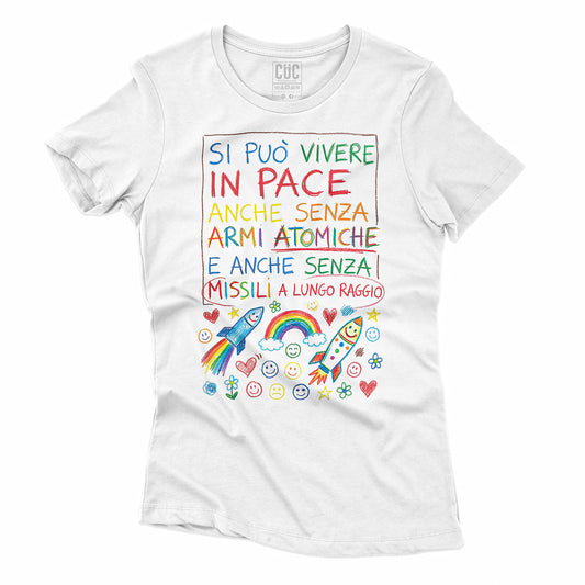 T-SHIRT CUC SI PUO VIVERE SENZA BOMBE - Ministri naïf - Divertente #chooseurcolor