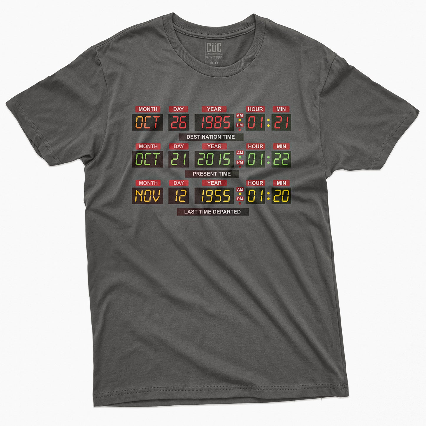 T-SHIRT CUC DELOREAN CONSOLE - BTTF - Cinema #chooseurcolor