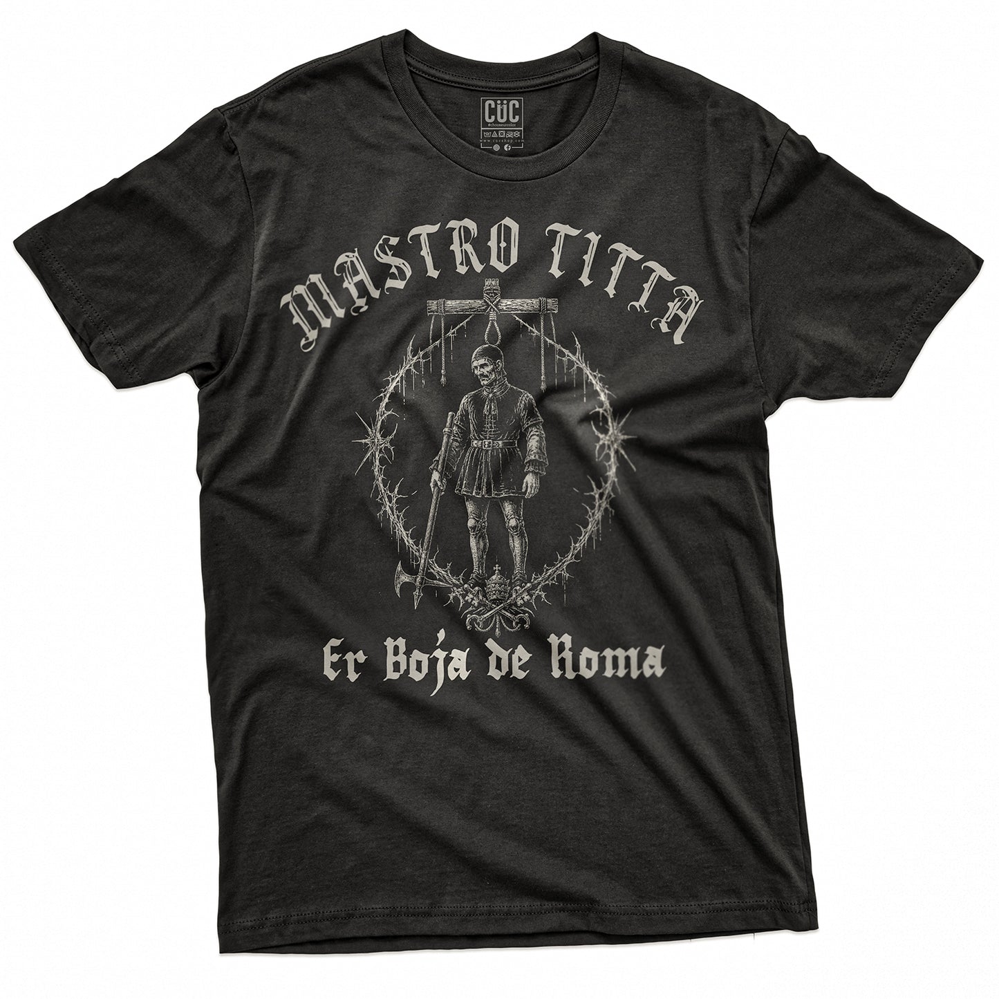 T-SHIRT CUC MASTRO TITTA METAL - Er boja de Roma #chooseurcolor