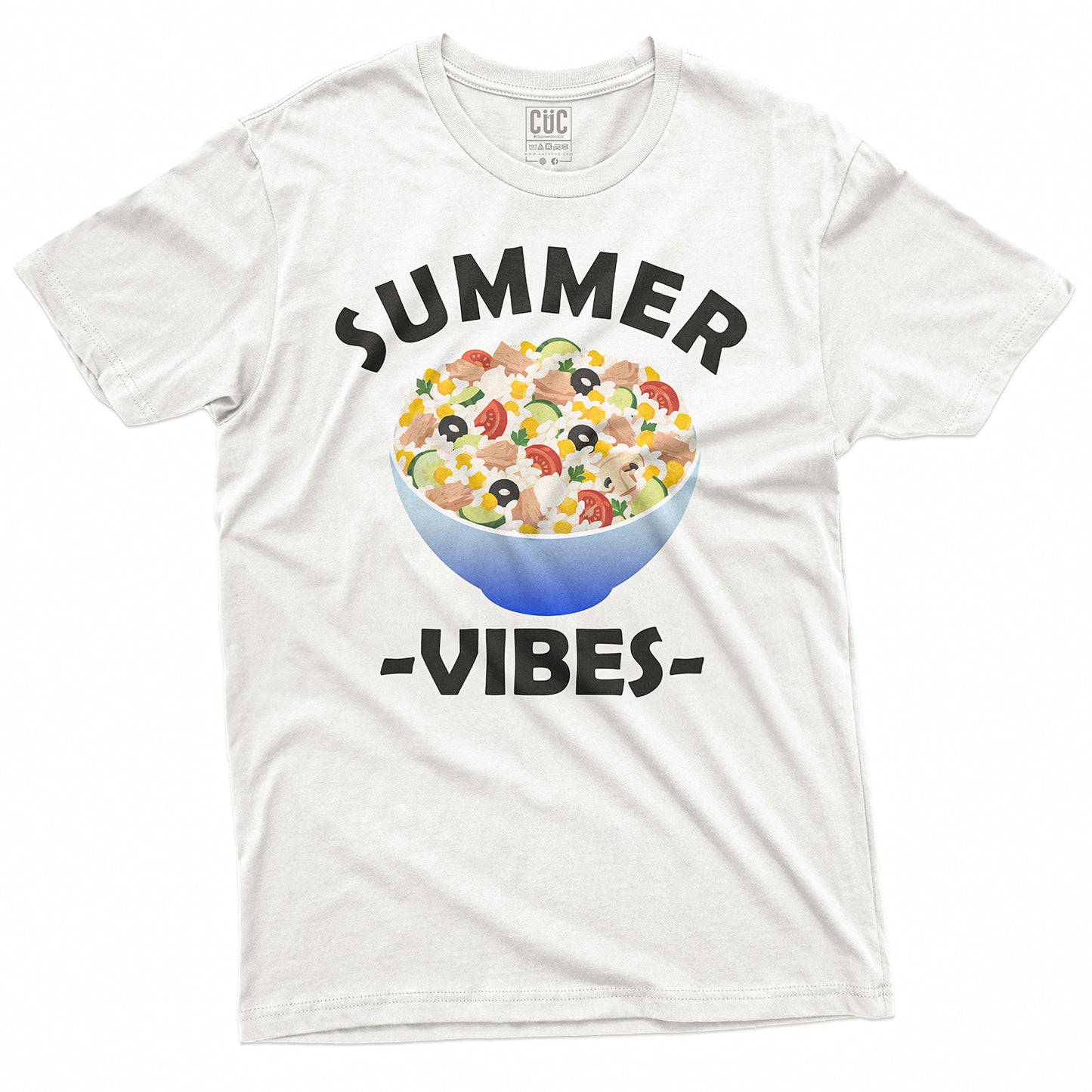 T-SHIRT CUC INSALATA DI RISO - Summer Vibes - Divertente #chooseurcolor