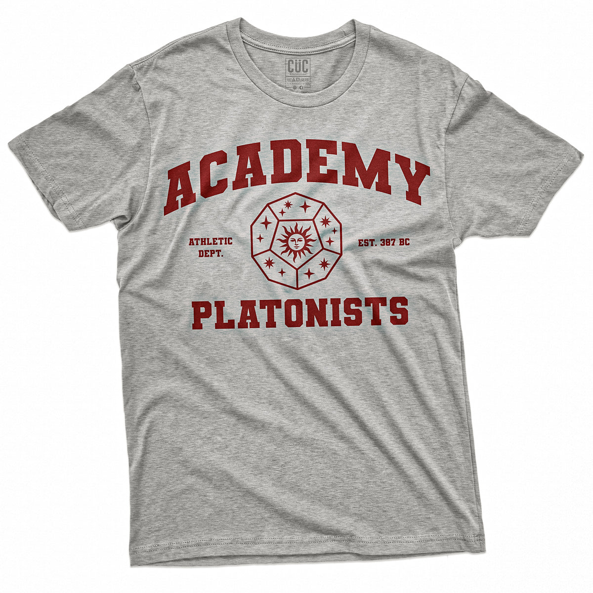 T-SHIRT CUC ACADEMY PLATONISTS - Platone - Divertente #chooseurcolor