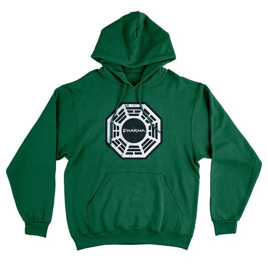 Felpa Cappuccio DHARMA - Lost - Serie Cult - #chooseurcolor