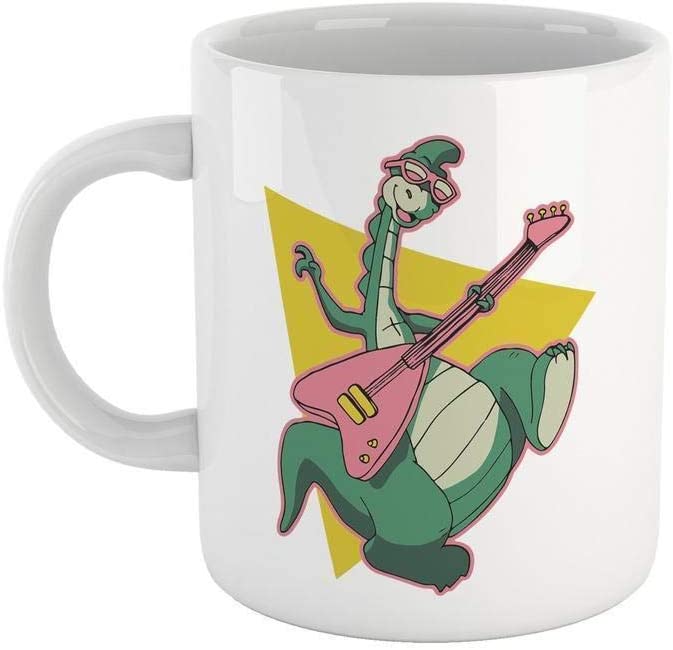 Tazza Smaltata Per Bambini Personalizzata Con Nome E Dinosauro - 300 Ml, Metallo, Lavaggio A Mano - Foto 2