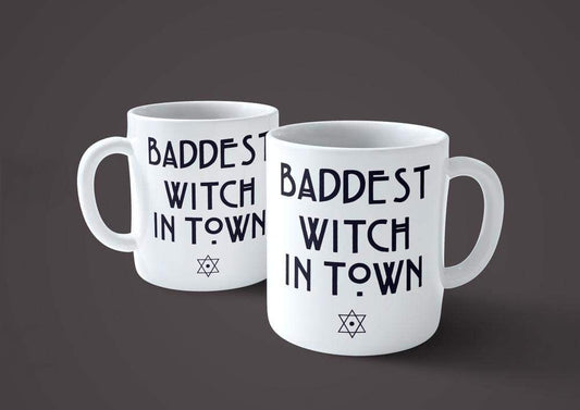 Lavender Tazza Strega più Cattiva in Città - Mug Witch Baddest Witch in Town - Choose ur Color Cuc shop