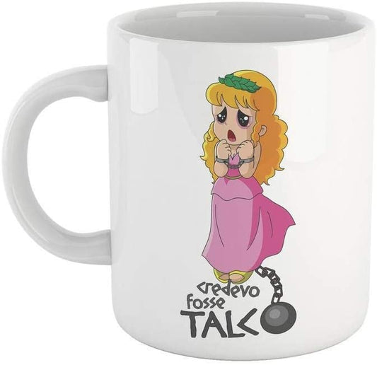 Rosy Brown Tazza Pollon Credevo Fosse Talco - Mug Cartoon Anni 80 - Choose ur Color Cuc shop