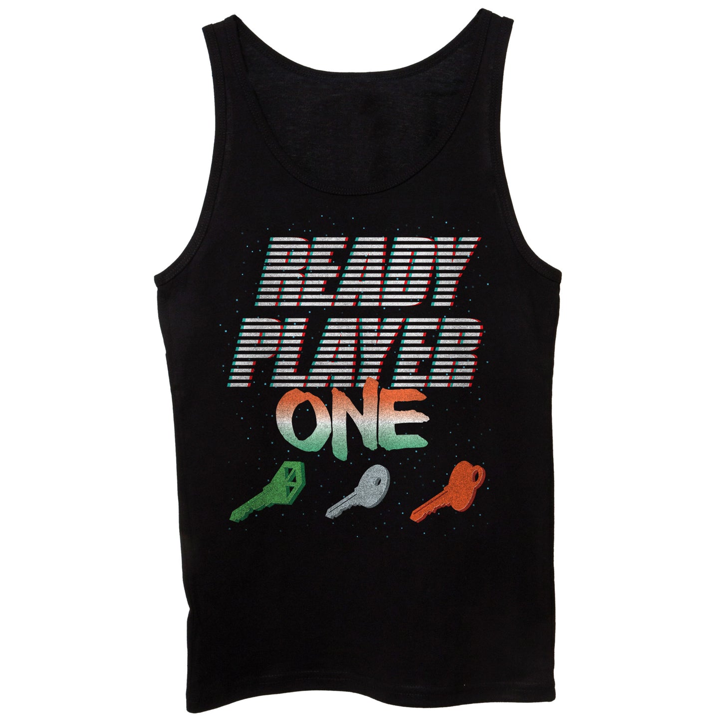 Black Canotta Ready-Player-One-Keys-3D - FILM CucShop