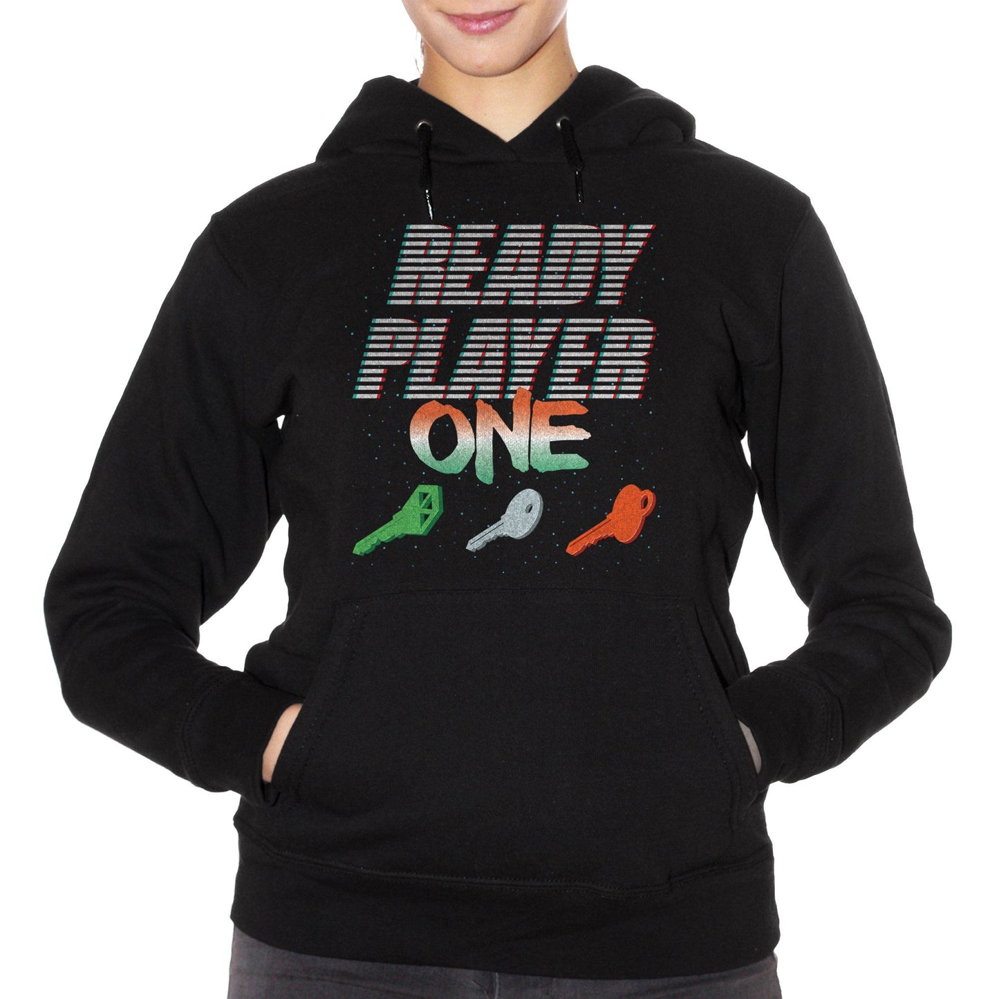 Black Felpa Ready-Player-One-Keys-3D - FILM CucShop
