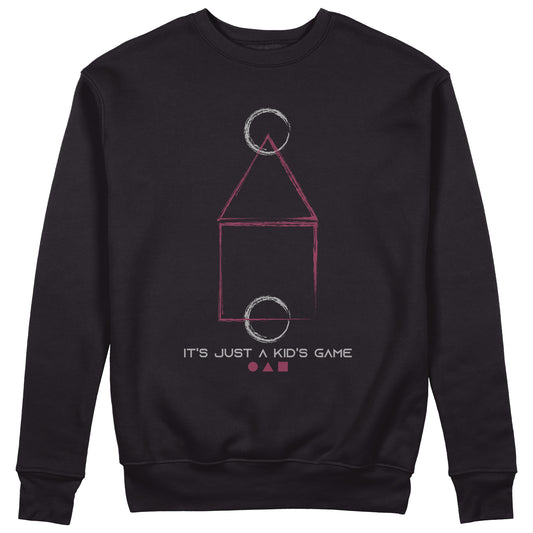 Felpa CUC Girocollo Squid Game Just a Kid Game - Serie Tv Corea - It's time to play Unisex #chooseurcolor - CUC chooseurcolor