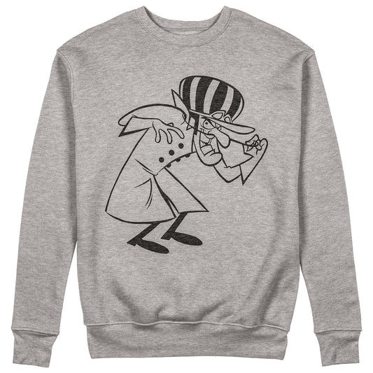 CUC Felpa Girocollo - DICK DASTARDLY - CARTOON- Unisex #chooseurcolor - CUC chooseurcolor