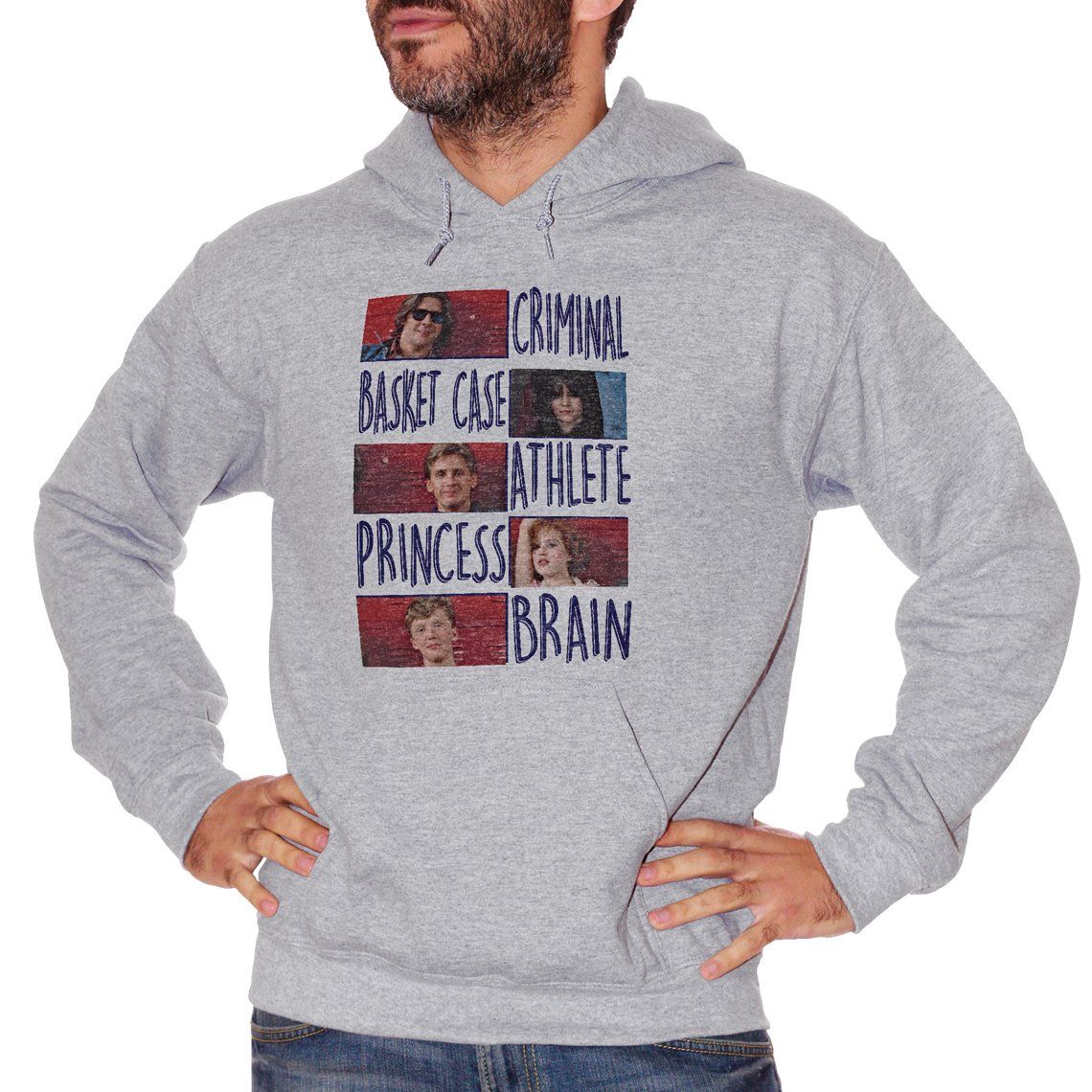 Gray Felpa Breakfast Club All - FILM Choose ur color CucShop