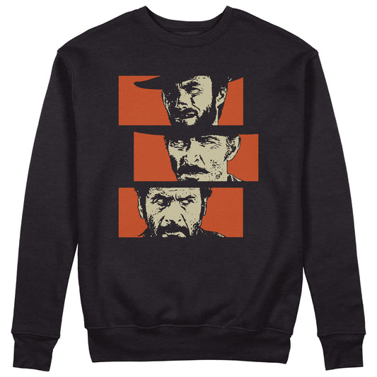 CUC Felpa Girocollo - IL BUONO IL BRUTTO IL CATTIVO - Unisex #chooseurcolor - CUC chooseurcolor