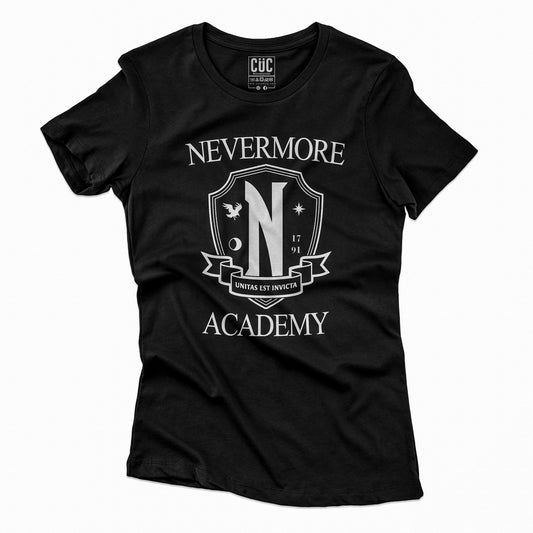 CUC T-Shirt NEVERMORE ACADEMY- Mercoledì - ADDAMS - #chooseurcolor - CUC chooseurcolor
