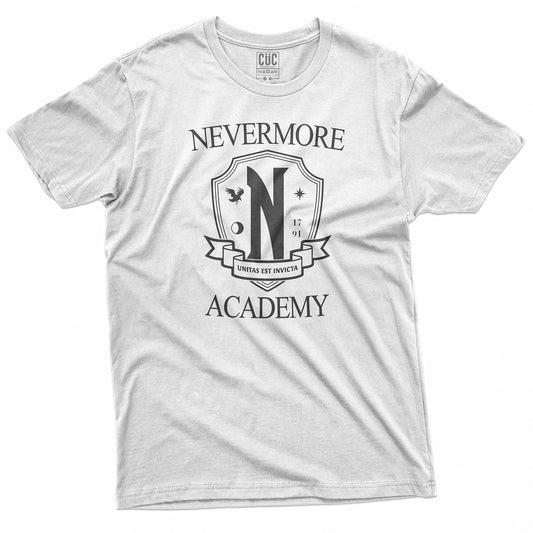 CUC T-Shirt NEVERMORE -Mercoledì - ADDAMS #chooseurcolor - CUC chooseurcolor