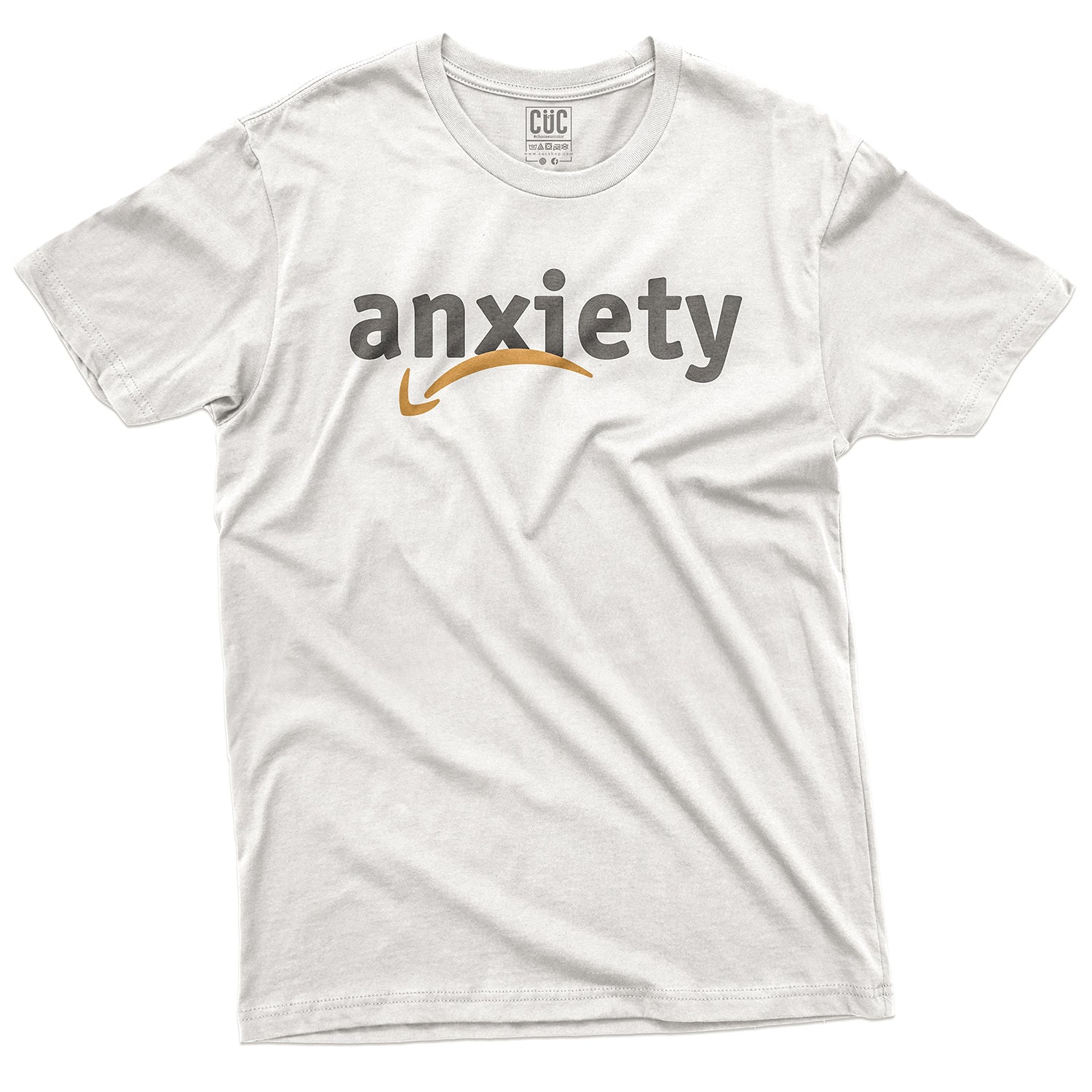 CUC T-Shirt AMZ Anxiety Ansia Divertente #chooseurcolor