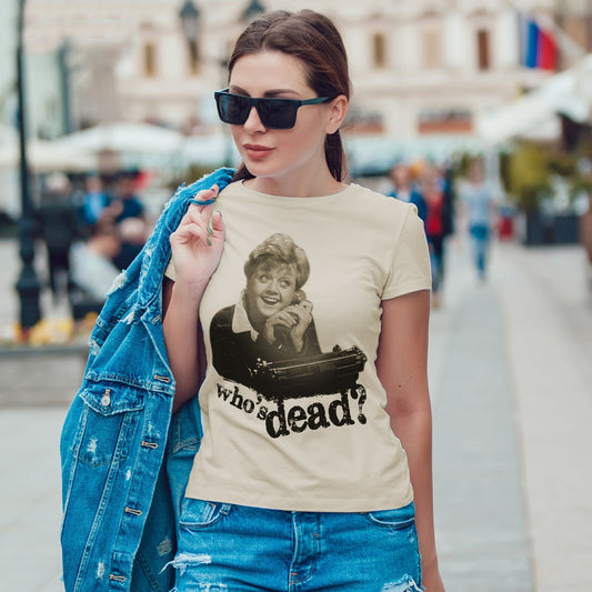 Gray T-Shirt Signora Fletcher Telefono. Who Is Dead - FILM Choose ur color CucShop