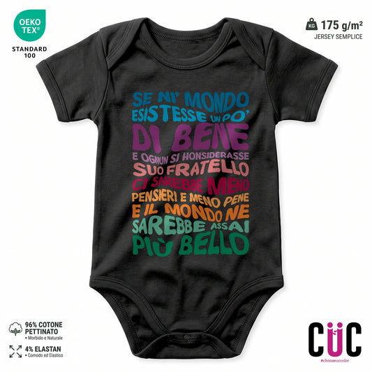 BODY BAMBINO CUC BODY BAMBINI POESIA PATCHANI PERSONAGGI FAMOSI MEME MOSTRO DI FIRENZE Nera M [IMGKEY:BLA:M:1]