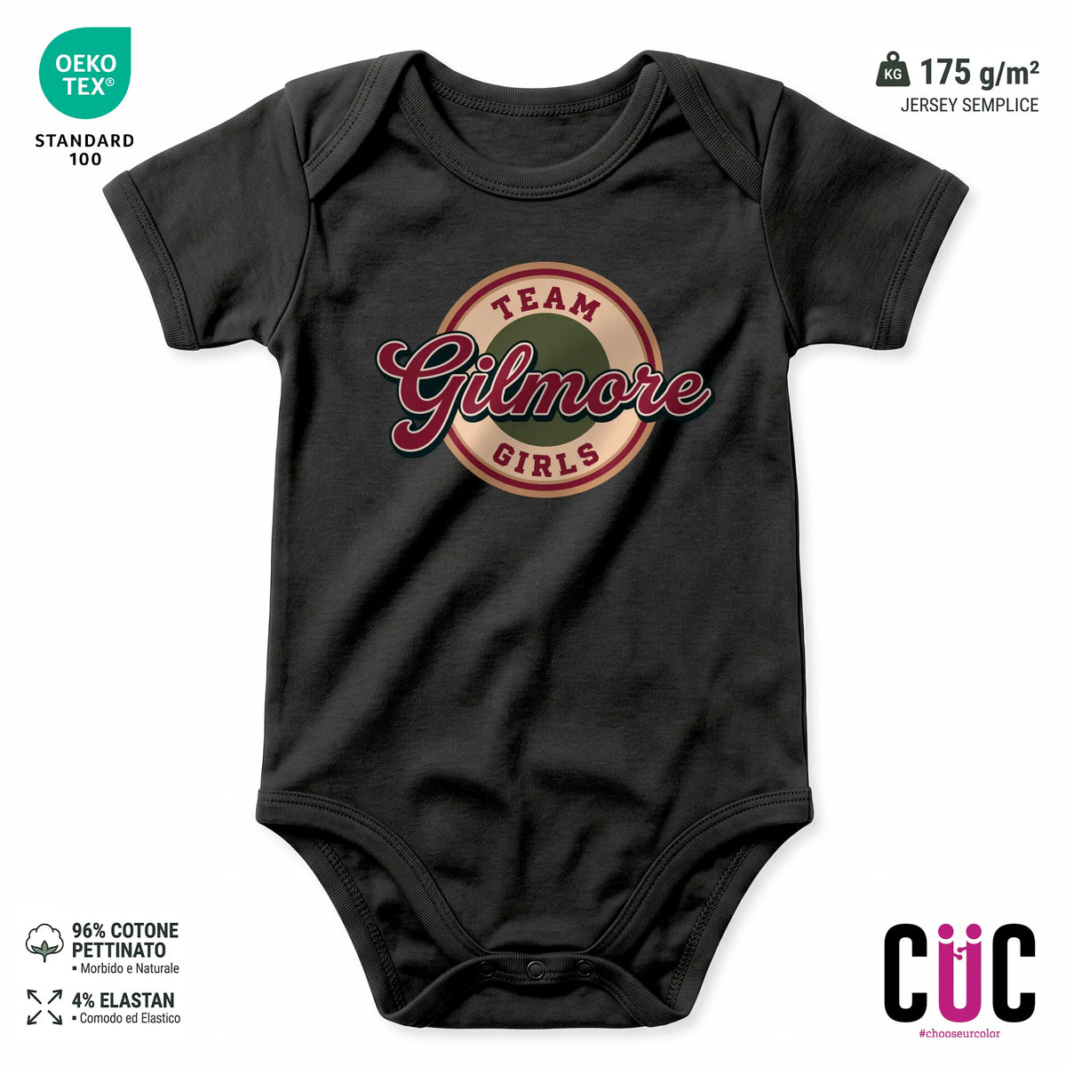 BODY BAMBINO CUC BODY BAMBINI TEAM GILMORE GIRLS SERIE TV UNA MAMMA PER AMICA AUTUNNO COZY Nera M [IMGKEY:BLA:M:1]