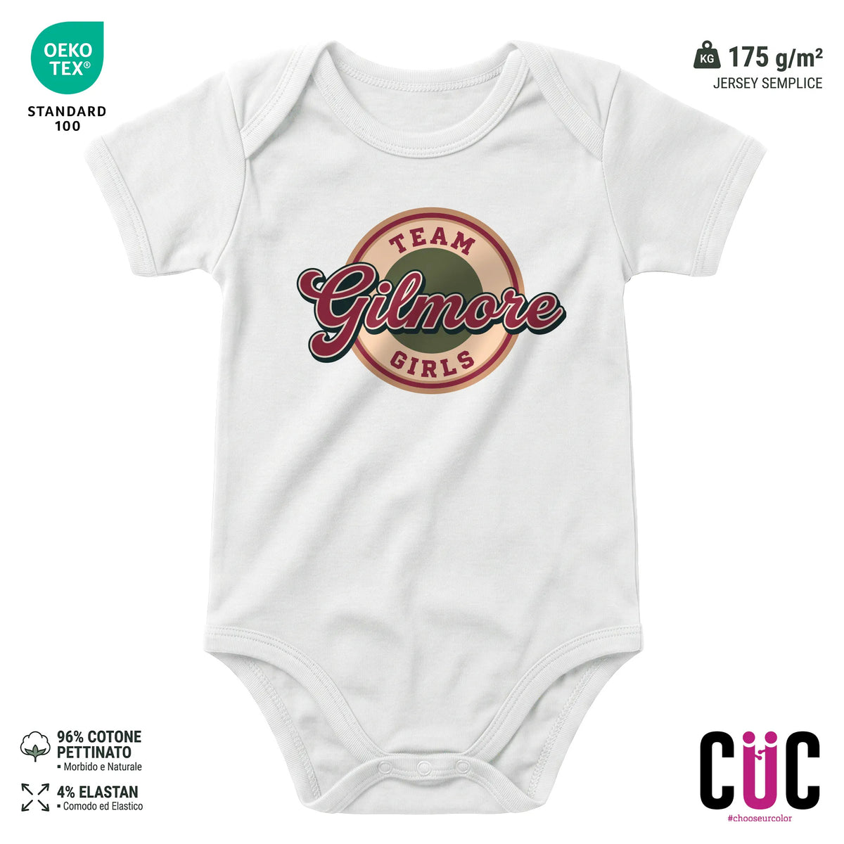 BODY BAMBINO CUC BODY BAMBINI TEAM GILMORE GIRLS SERIE TV UNA MAMMA PER AMICA AUTUNNO COZY Bianca M [IMGKEY:WHI:M:1]