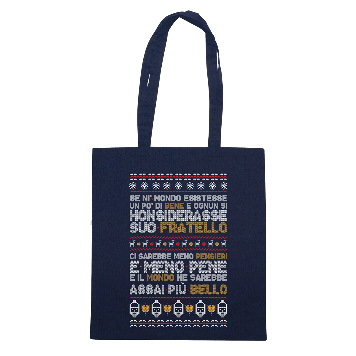 CUC SHOPPER Poesia Natalizia - PERSONAGGI FAMOSI - Natale - Patchani -  #chooseurcolor