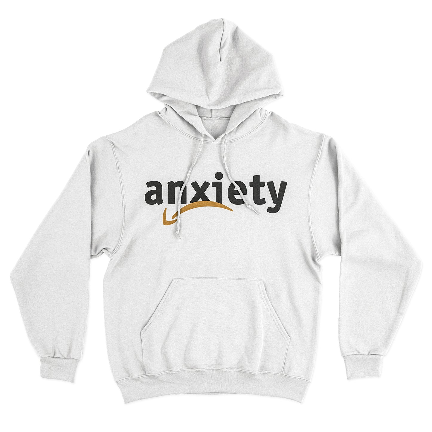 Felpa Cappuccio AMZ Anxiety - Ansia - Divertente - #chooseurcolor